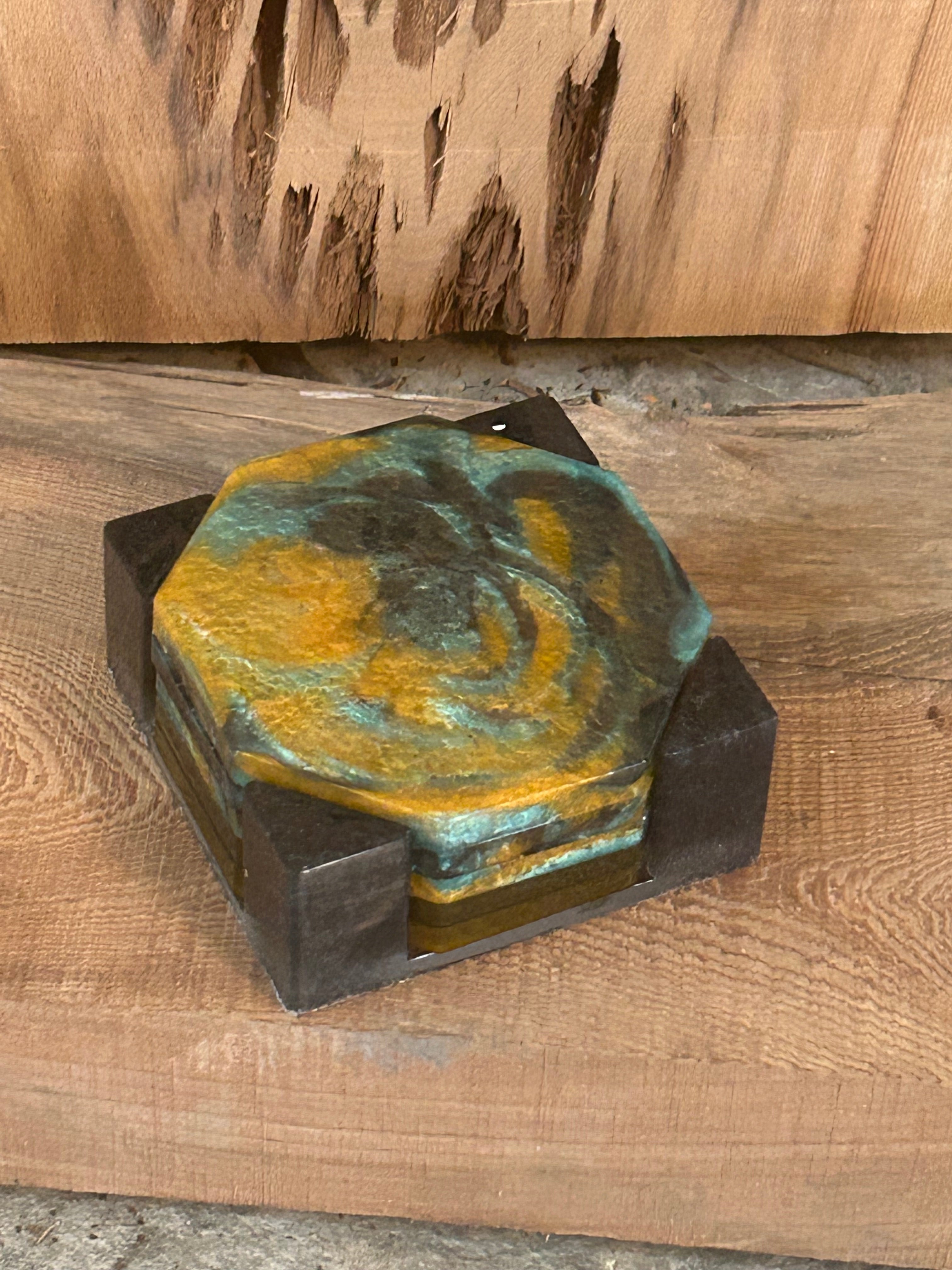 Unique designs handmade epoxy coasters